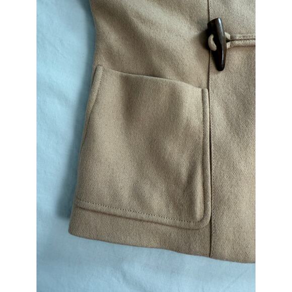 Troy Smith for D Military Double Toggle Coat Tan Caramel SIZE M Wool - Picture 8 of 14